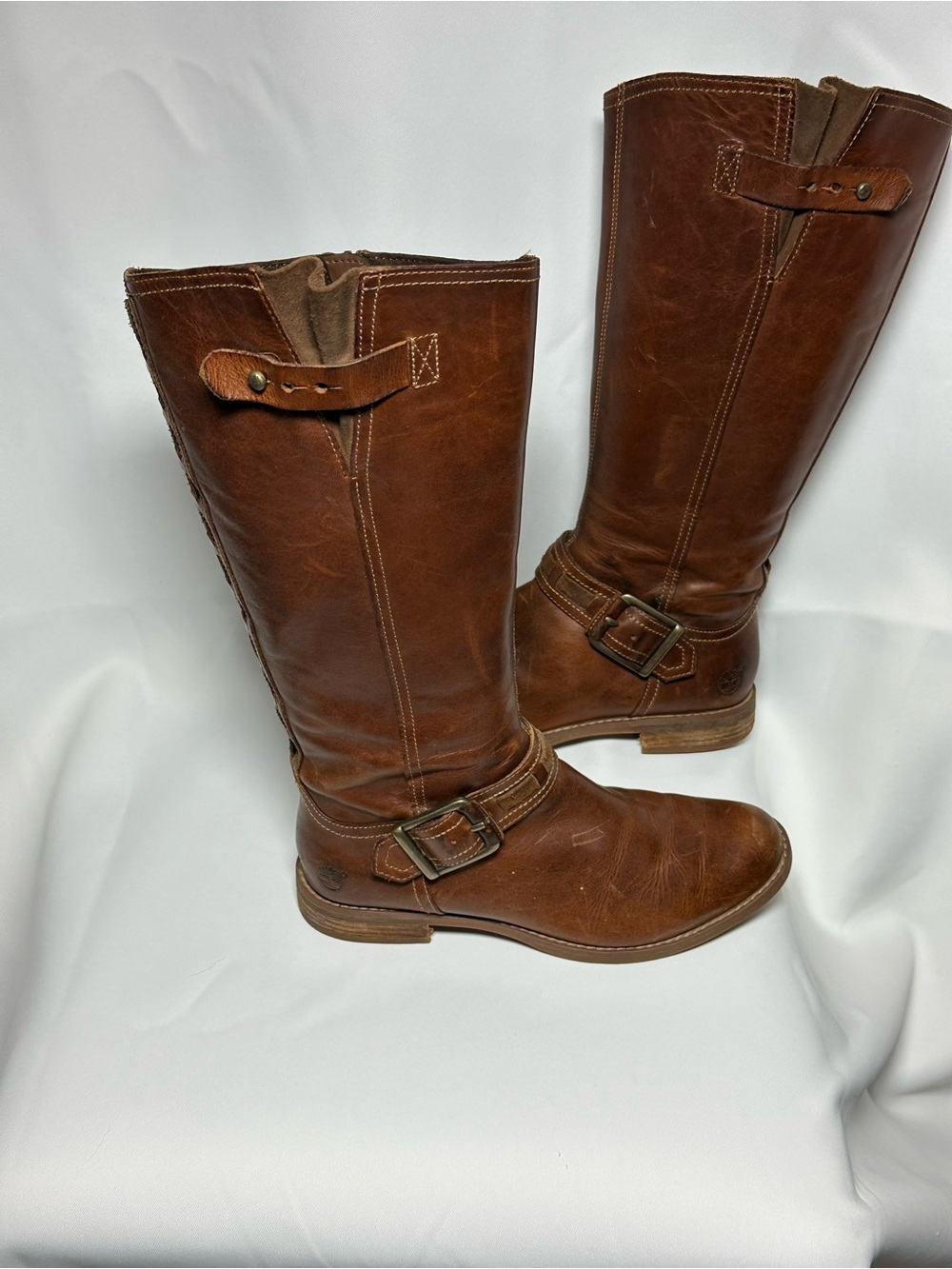 Timberland Women's Tall Leather Riding Boots - Brown